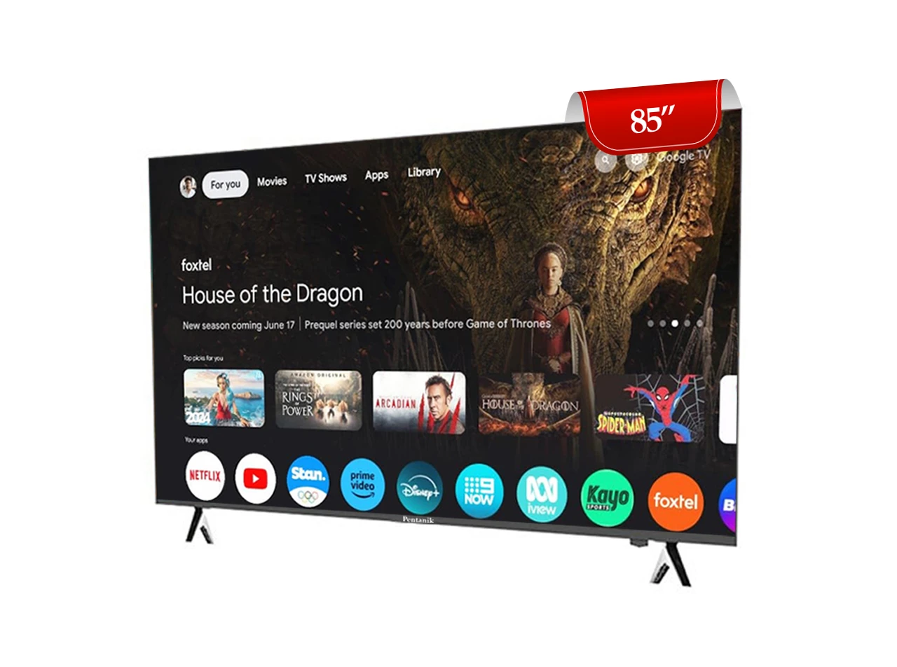 Pentanik 85 Inch Google 4K Voice Control TV (Frameless) view 4